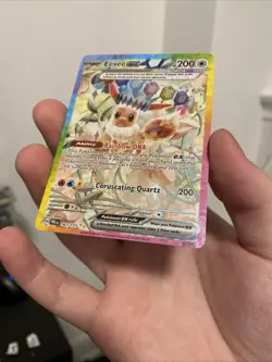 Pokemon Card Eevee EX 167/131 Prismatic Evolutions Ultra Rare SIR - Image 2