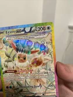 Pokemon Card Eevee EX 167/131 Prismatic Evolutions Ultra Rare SIR - Image 5