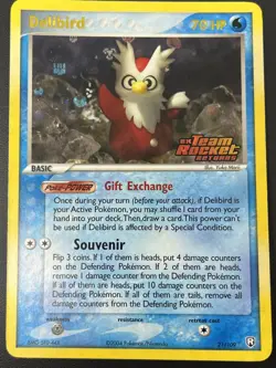 Delibird 21/109 EX Team Rocket Returns Stamped Reverse Holo Pokemon Card NM - Image 1