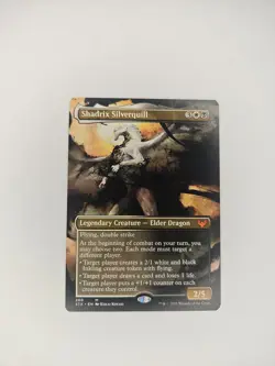Shadrix Silverquill Borderless Card Strixhaven School of Mages Near Mint - Image 1