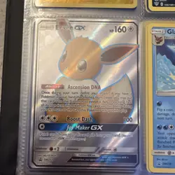 Pokemon TCG Sun & Moon Promo card Eevee GX SM242 Sm Holo - Image 1