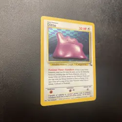Pokemon TCG Ditto Fossil Unlimited Holo Card 3/62 - Image 2