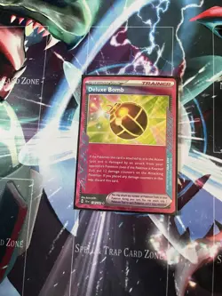 Pokemon TCG Deluxe Bomb 134/142 Stellar Crown Ace Spec Trainer Card - Image 1