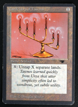 Candelabra of Tawnos Magic Card Antiquities Reserved List MTG - Image 1