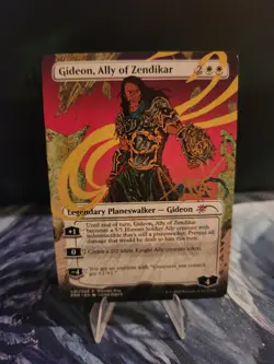 Gideon, Ally of Zendikar Signed/Sketched Artist Proof NM Normal Pro Tour Promo - Image 1