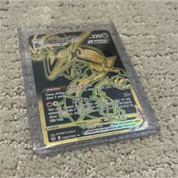 Pokemon Rayquaza VMAX Secret Rare Full Art Holo Card Silver Tempest TG29/TG30 - Image 1