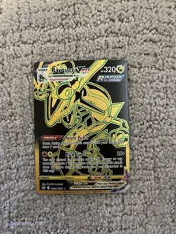 Pokemon Rayquaza VMAX Secret Rare Full Art Holo Card Silver Tempest TG29/TG30 - Image 2