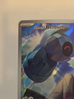 Pokemon TCG Steven’s Beldum SVP EN # 207 Special Illustration Art Sir Card NM - Image 3