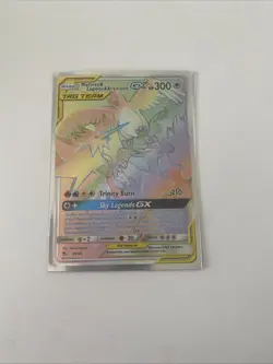 Moltres Zapdos & Articuno GX Hidden Fates Rainbow (69/68) Pokemon Card - RARE - Image 1