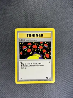 Sleep! Trainer Card 79/82 Excellent Condition Team Rocket Set EX - Image 1