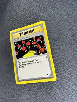 Sleep! Trainer Card 79/82 Excellent Condition Team Rocket Set EX - Image 5