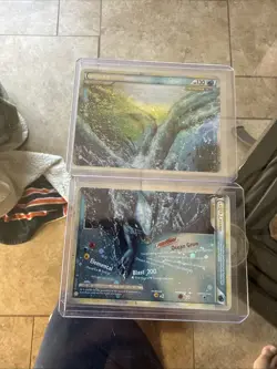 Pokemon TCG Lugia Legend Top Holo Rare Card HeartGold SoulSilver Top & Bottom - Image 1