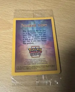 Pokemon TCG Ancient Mew the Movie 2000 Promo Card Factory Sealed - Image 4