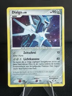 Pokemon Karte Card Dialga LV. 68 DP26 Black Star Promo Diamond Pearl Holo Exc - Image 1