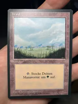 German FBB • Misprint Wald "Forest Plains" • Pack Fresh • Mtg (10) - Image 1