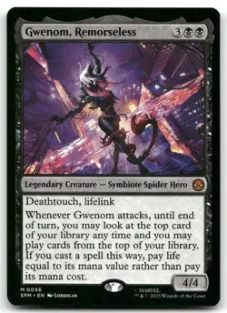 Gwenom, Remorseless NM Normal Legendary Creature - Symbiote Spider Hero M Marvel - Image 1