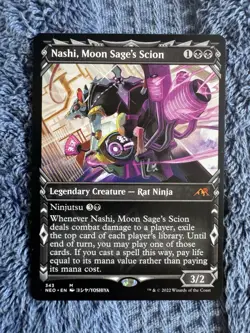 MTG Nashi, Moon Sage's Scion Kamigawa: Neon Dynasty 343 Regular Mythic - Image 1