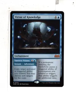 MTG SkeenAB Virtue of Knowledge from WOE. NM. - Image 1