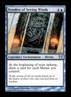 Honden of Seeing Winds LP Light Play Champions of Kamigawa MTG [8703] - Image 1