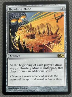 MTG HOWLING MINE M10 RARE ARTIFACT - Image 1