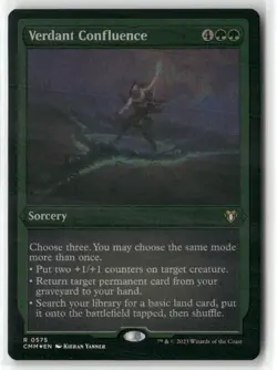 Verdant Confluence (Foil Etched) Commander Masters Foil - Image 1