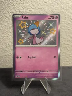Ralts - 153/091 - Pokemon Paldean Fates Shiny Rare Card NM - Image 1