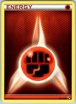 Fighting Energy 110/114 Common Black & White Pokemon Lightly Played - Image 1