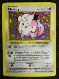 Clefairy - Base Set *Holograph* Pokemon TCG Vintage (5/102) - Image 1