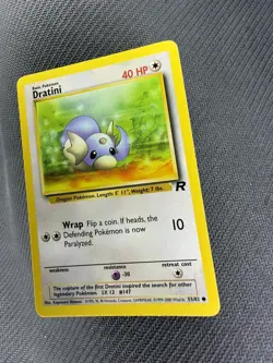 Dratini 53/82 Common Unlimited Team Rocket WOTC Pokemon TCG Vintage NM EX - Image 2