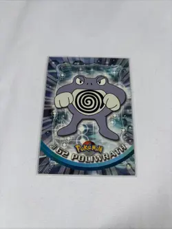 2000 Topps Pokemon TV Animation Series Black Logo #62 Poliwrath - Image 1