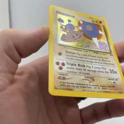 Pokemon TCG Neo Discovery Unlimited Holo Rare Hitmontop 3/75 - Image 2