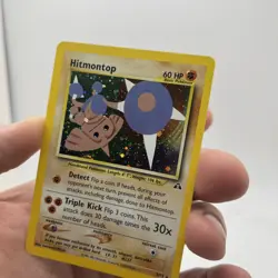 Pokemon TCG Neo Discovery Unlimited Holo Rare Hitmontop 3/75 - Image 4