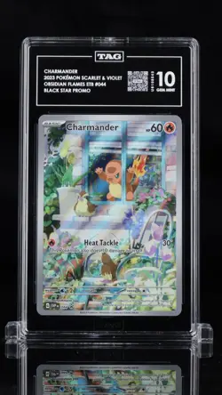 Pokemon Obsidian Flames Charmander #044 TAG 10 GEM MINT - Image 1