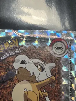 1999 NINTENDO POKEMON ARTBOX Cubone #104 SILVER FOIL STICKER SR05 - Image 3