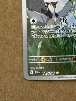 Pokemon TCG Tranquil Illustration Rare #149/086 Sv: Black Bolt Nm English - Image 4