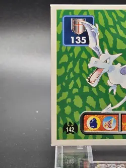 NM 1996 Aerodactyl 142 Pokemon Sticker AMADA Japanese Nintendo 1995 - Image 4
