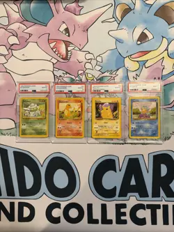 PSA 10 GEM MINT Pokemon Slab Lot-1999 Base Pikachu Charmander Squirtle Bulbasaur - Image 1