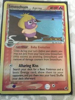2006 Pokemon Smoochum 64/101 holo stamped EX Dragon Frontiers - Image 1