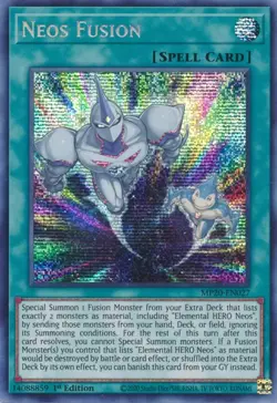 Neos Fusion-Prismatic Secret Rare - 1st Edition - MP20-EN027 - 2020 Tin of Lo... - Image 1