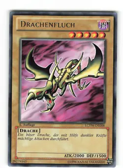 Yugioh DRACHENFLUCH , lcyw-de006 Rare deutsch Near Mint 1. Auflage - Image 1