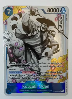 Near Mint Kouzuki Oden (Parallel) ST22-005 Starter Deck 22: Ace & Newgate Foil - Image 1