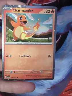Charmander ASC 020/217 Cosmos Holo Promo Ascended Hero’s Pokemon Card TCG NM - Image 2