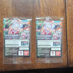 Bandai Namco One Piece Card Game US Voyage Promo 2 Packs Monkey D. Luffy - Image 2