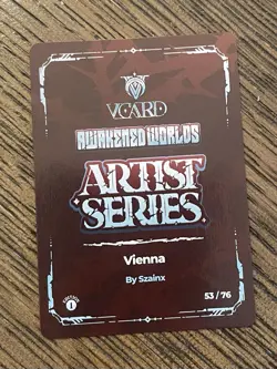 gamersupps v card awakened worlds Vienna Box Topper 53/76 - Image 2