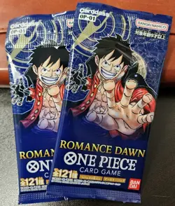 ONE PIECE Card Game (2x) Sealed Booster Packs ROMANCE DAWN OP-01 Japanese - Image 1