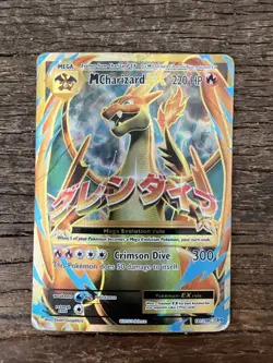 Pokemon TCG Mega-Charizard-EX Evolutions Holo Full Art Ultra Rare Card 101/108 - Image 1