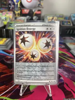 2025 Pokemon TCG Ignition Energy 086 S&V White Flare Reverse Holo U Card NM+ - Image 1