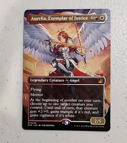 Aurelia, Exemplar of Justice (Anime Borderless) Ravnica Remastered Regular MTG - Image 1