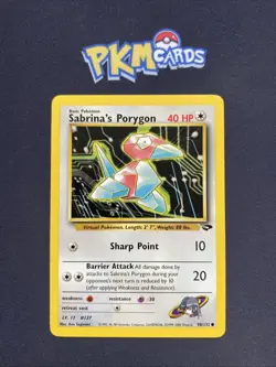 Pokemon TCG Sabrina's Porygon Gym Challenge 98/132 Regular LP. - Image 1