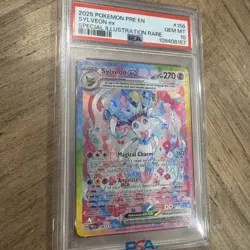 Sylveon ex 156/131 Sv: Prismatic Evolutions Holo Sir Pokemon PSA 10 Gem Mint - Image 1
